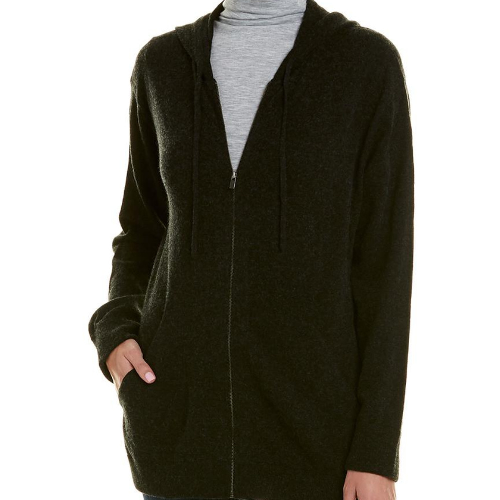 Vince Zip-Front Hoodie